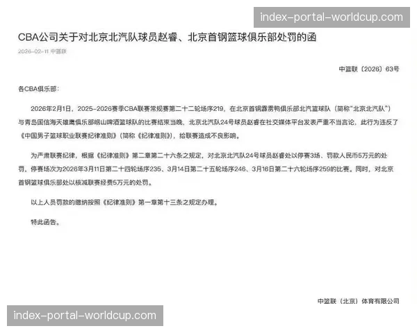 CBA官方重罚赛后冲突,两队共五名球员遭停赛,罚款总额超百万 CBA官方重罚赛后冲突,两队共五名球员遭停赛,罚款总额超百万